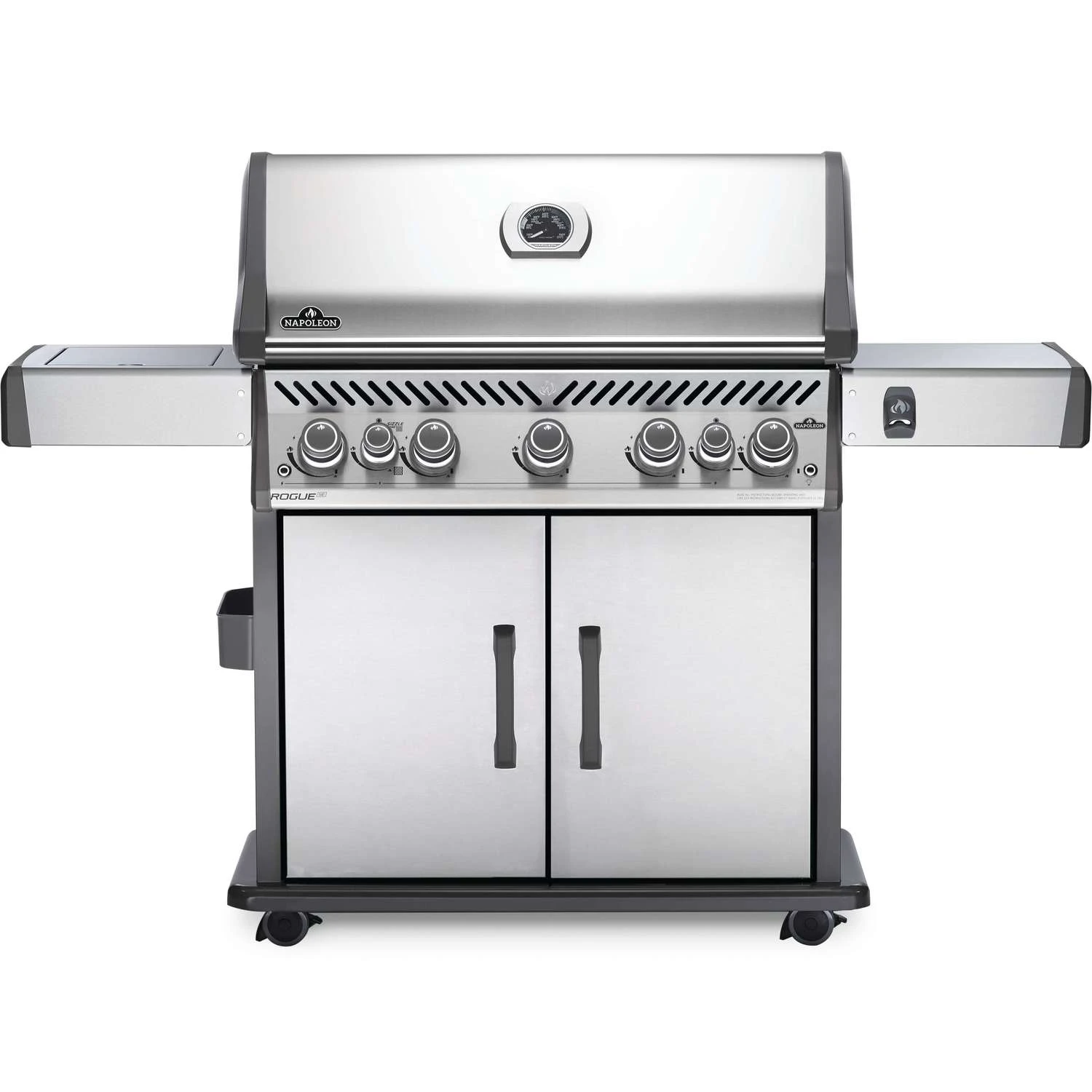 Napoleon Rogue 5 Burner Natural Gas Grill Silver 1 Napoleon Rogue 5 Burner Natural Gas Grill Silver