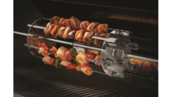 Napoleon Grills Hub -Napoleon Grills Hub 64008 shish kebab wheel in use Chicken Veggies 1000x563 1