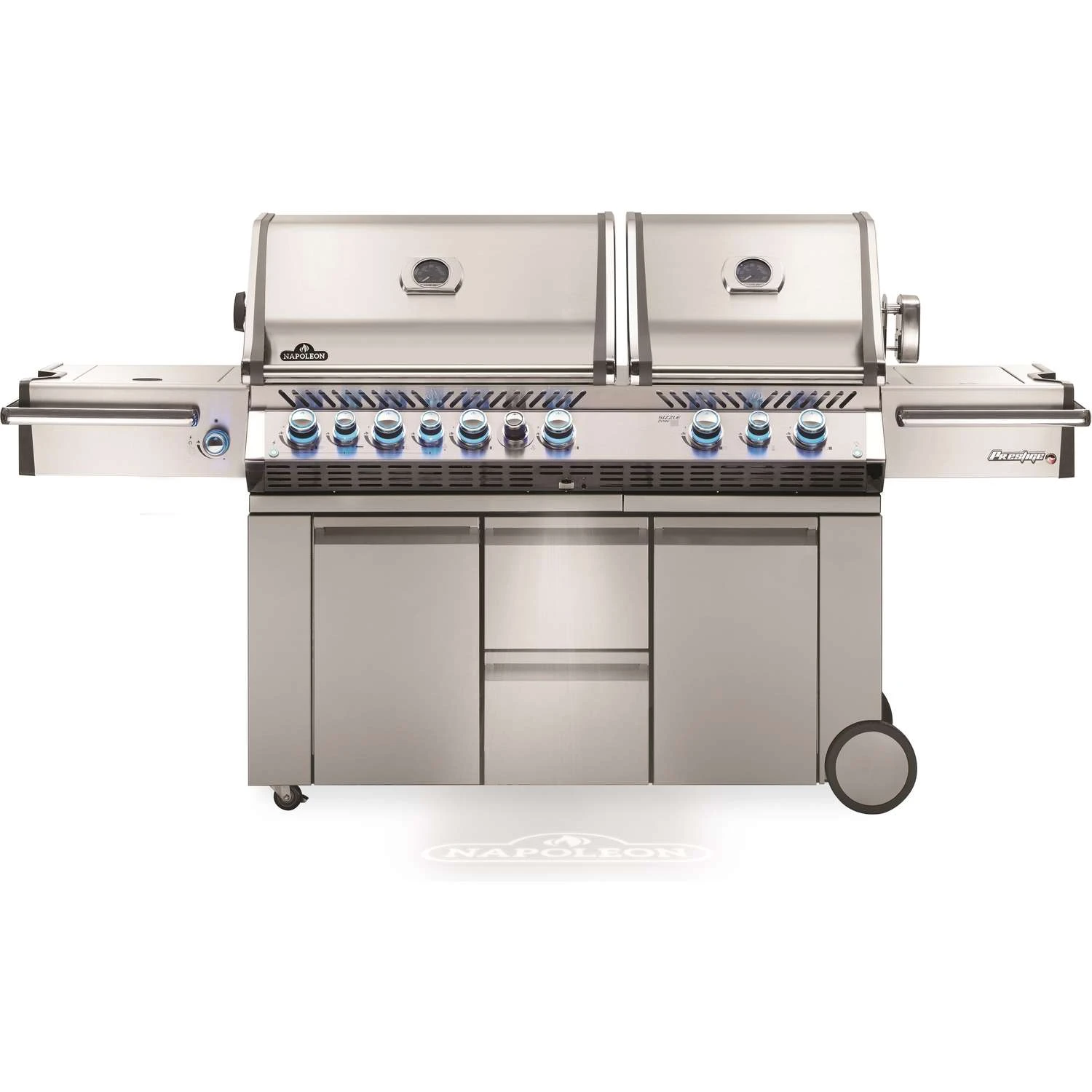 Napoleon Prestige PRO 6 Burner Liquid Propane Grill Silver 1 Napoleon Prestige PRO 6 Burner Liquid Propane Grill Silver