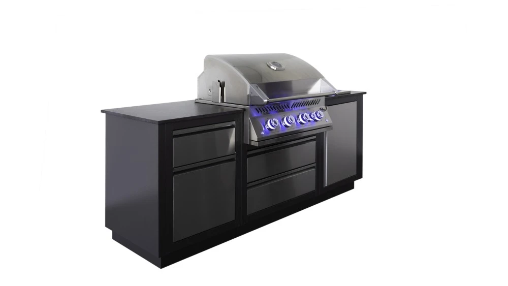 Napoleon Oasis Compact 105 Outdoor Kitchen - Free Cover & Rotisserie 3 Napoleon Oasis Compact 105 Outdoor Kitchen - Free Cover & Rotisserie - Image 3