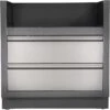 Napoleon Oasis Modular Under Grill Two Drawer Cabinet For Built-in Prestige Pro 500 Or Prestige 500 Gas Grills