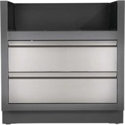 Napoleon Oasis Modular Under Grill Two Drawer Cabinet For Built-in Prestige Pro 500 Or Prestige 500 Gas Grills