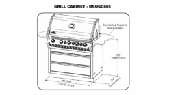 Napoleon Oasis 300 - PRO665 - Island Gas BBQ - Free Rotisserie And Cover -Napoleon Grills Hub IM UGC66520grill20cabinet 1000x563 1