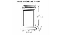 Napoleon Oasis 400 - PRO825 - Island Gas BBQ - Free Rotisserie -Napoleon Grills Hub IM UTC20PROPANE20TANK20CABINET 1000x563 1