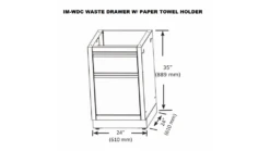 Napoleon Oasis 200 - LEX605 - Island Gas BBQ -Napoleon Grills Hub IM WDC20WASTE20DRAWER20W20PAPER20TOWEL20HOLDER 1000x563 2