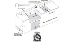 Napoleon BILEX485RBPSS-1-CE Built In Gas BBQ -Napoleon Grills Hub LEX48520Built20in20install20dimensions 1000x563 1