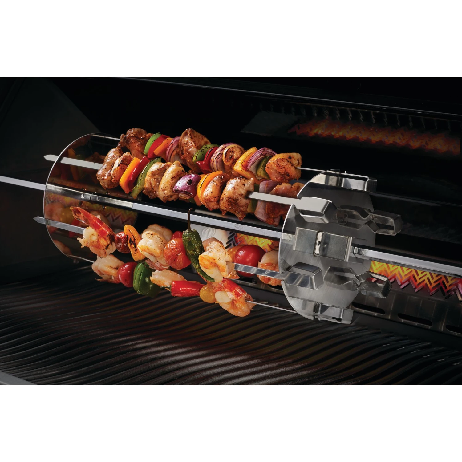 Napoleon Stainless Steel Rotisserie Shish-Kebab Skewer Set 2 Napoleon Stainless Steel Rotisserie Shish-Kebab Skewer Set - Image 2