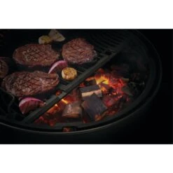 Napoleon Whiskey Barrel Wood Chunks -Napoleon Grills Hub Low Res JPG 67029 WhiskeyWoodChunks RibEyeSteak Kettle