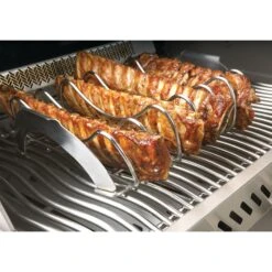 Napoleon PRO Stainless Steel Rib & Roasting Rack -Napoleon Grills Hub Low Res JPG 70009 ss rib rack in use