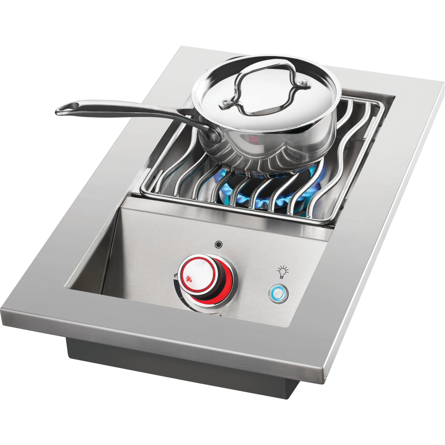Napoleon Built-In 700 Series 10,000 BTU 10-Inch Drop-In Propane Gas Single Side Burner With Stainless Steel Cover 3 Napoleon Built-In 700 Series 10,000 BTU 10-Inch Drop-In Propane Gas Single Side Burner With Stainless Steel Cover - Image 3