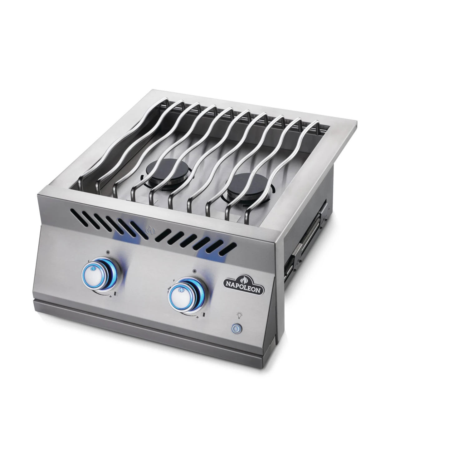 Napoleon Built-in 700 Series 30,000 BTU 18-Inch Propane Gas Double Side Burner With Stainless Steel Cover 3 Napoleon Built-in 700 Series 30,000 BTU 18-Inch Propane Gas Double Side Burner With Stainless Steel Cover - Image 3