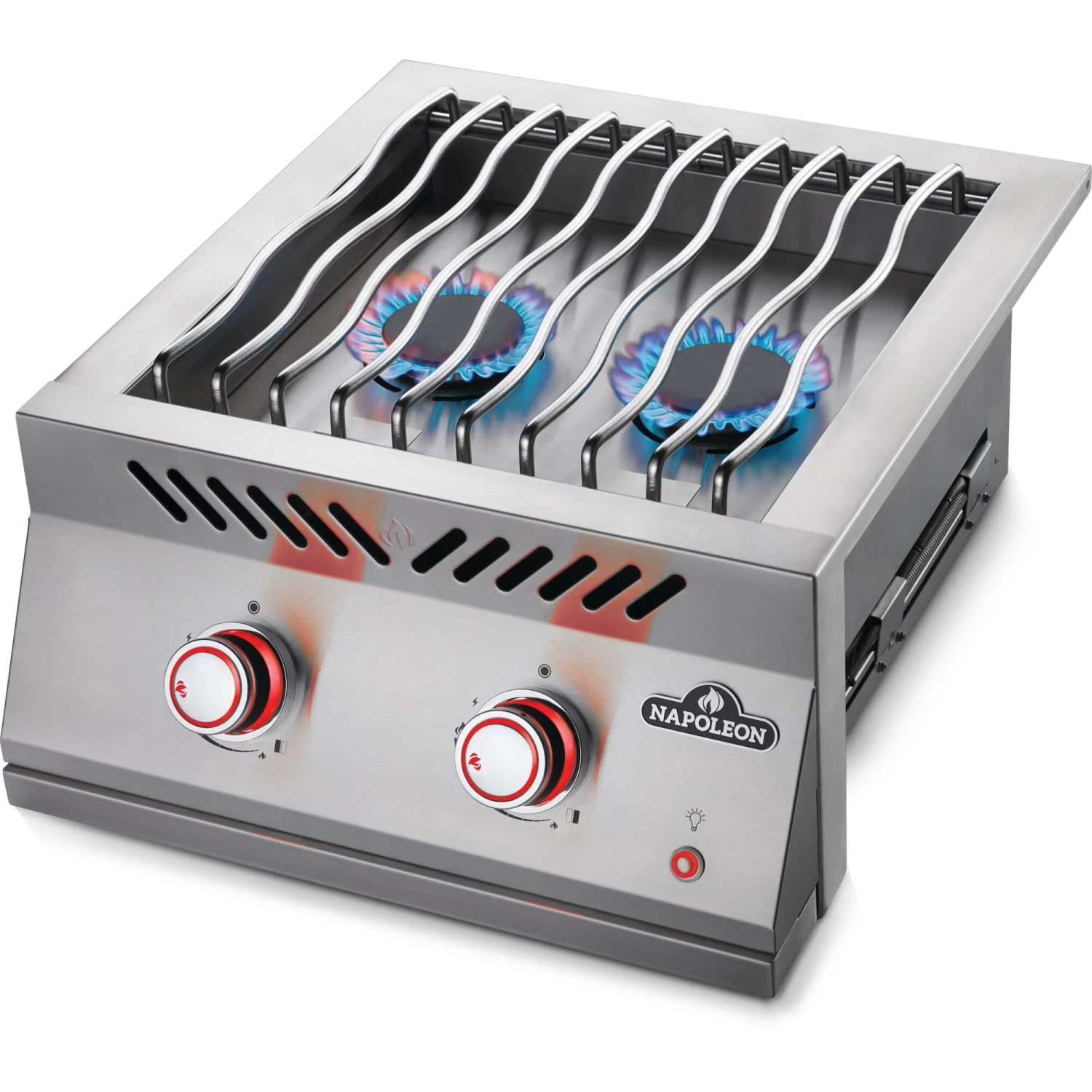 Napoleon Built-in 700 Series 30,000 BTU 18-Inch Propane Gas Double Side Burner With Stainless Steel Cover 1 Napoleon Built-in 700 Series 30,000 BTU 18-Inch Propane Gas Double Side Burner With Stainless Steel Cover