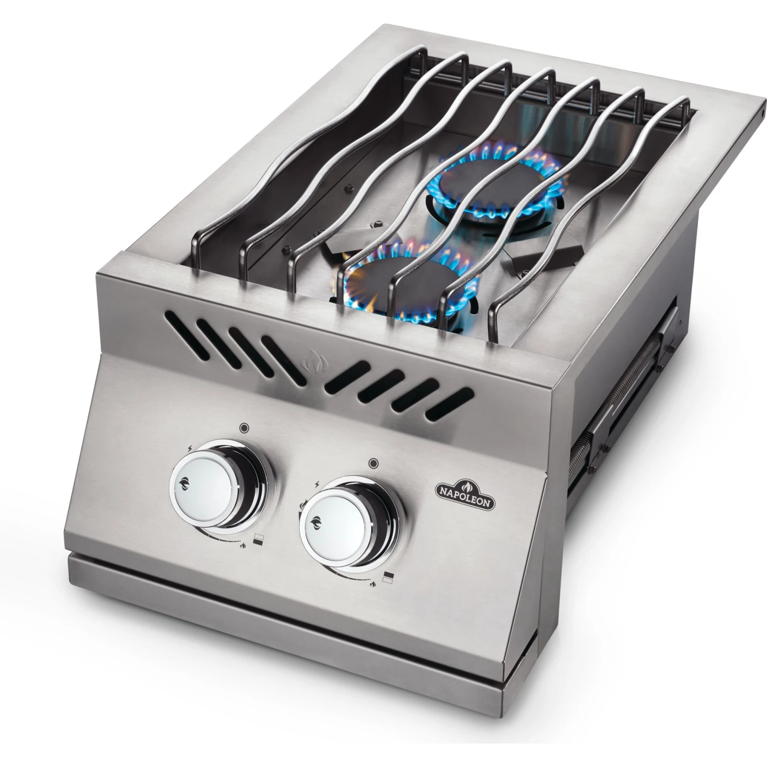 Napoleon 12-Inch Built-in 500 Series Propane Gas Inline Dual Range Top Burner With Stainless Steel Cover 2 Napoleon 12-Inch Built-in 500 Series Propane Gas Inline Dual Range Top Burner With Stainless Steel Cover - Image 2