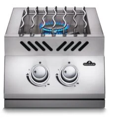 Napoleon 12-Inch Built-in 500 Series Natural Gas Inline Dual Range Top Burner With Stainless Steel Cover 11 Napoleon 12-Inch Built-in 500 Series Natural Gas Inline Dual Range Top Burner With Stainless Steel Cover -Napoleon Grills Hub Low Res JPG Built in 500 BI12RT DropIn Burner Prod Str BurnerOn