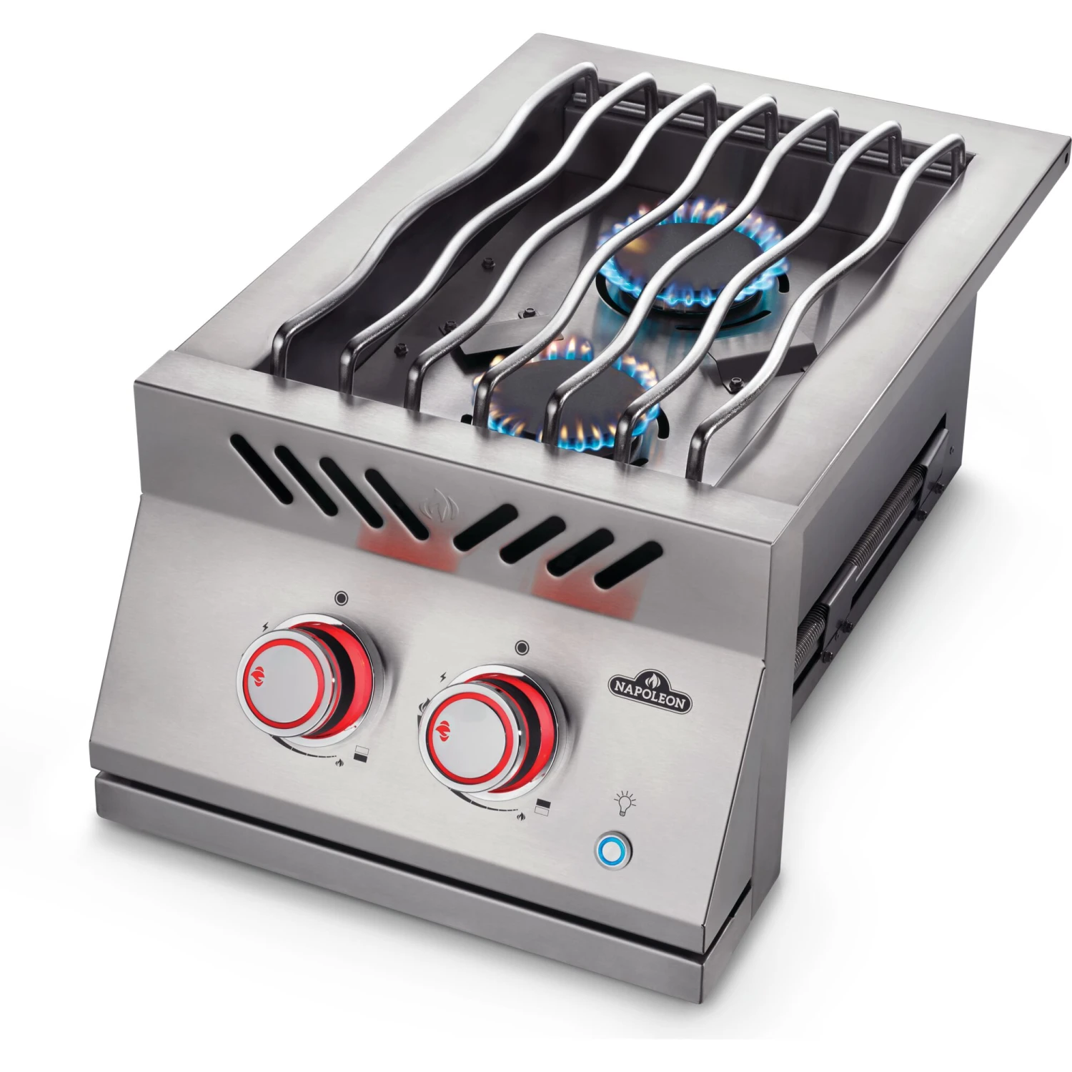Napoleon Built-in 700 Series 30,000 BTU 12-Inch Propane Gas Double Side Burner With Stainless Steel Cover 3 Napoleon Built-in 700 Series 30,000 BTU 12-Inch Propane Gas Double Side Burner With Stainless Steel Cover - Image 3