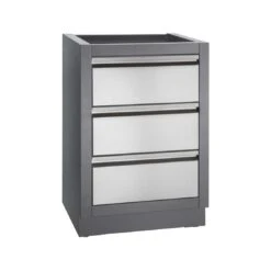 Napoleon Oasis Two Drawer Modular Island Cabinet With False Top Drawer