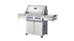 Napoleon Prestige PRO500RSIBPSS-3-GB Gas BBQ - Free Rotisserie And Cover -Napoleon Grills Hub PRO500 1 RSIB Angle Closed Lights On napoleon 1000x563 1