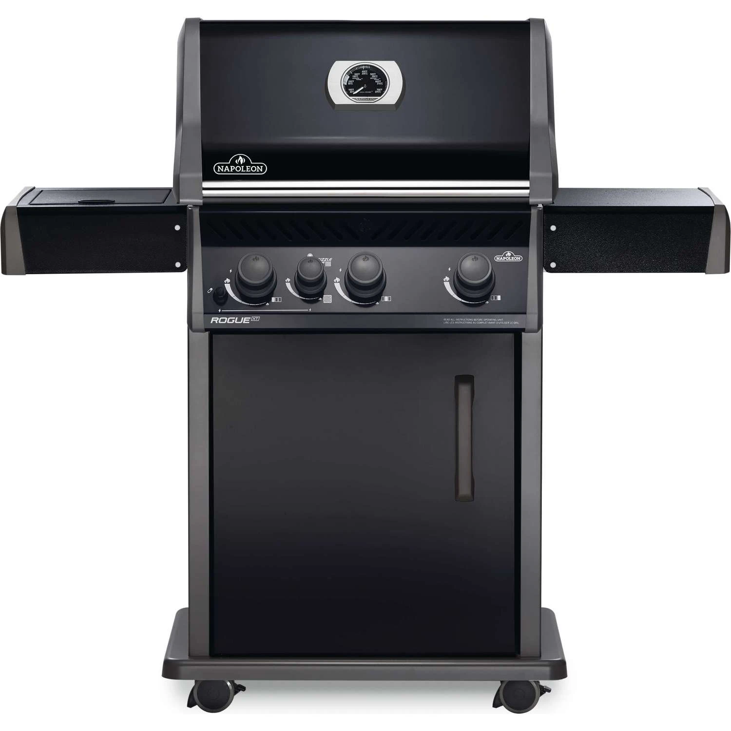 Napoleon Rogue 3 Burner Natural Gas Grill Black 1 Napoleon Rogue 3 Burner Natural Gas Grill Black