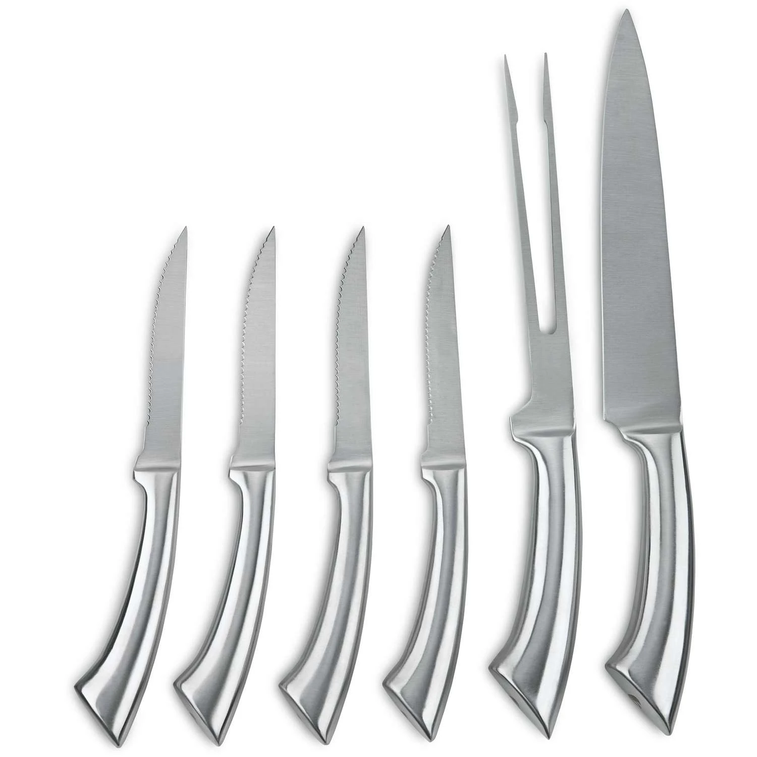 Napoleon Stainless Steel Silver Grilling Knife Set 6 Pc 1 Napoleon Stainless Steel Silver Grilling Knife Set 6 Pc