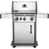 Napoleon Rogue 3 Burner Natural Gas Grill Silver