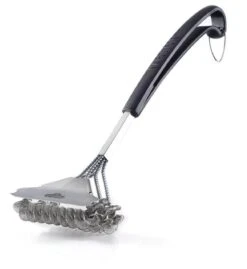 Napoleon Bristle-Free Triple-Row Grill Brush With Rolled Stainless Steel