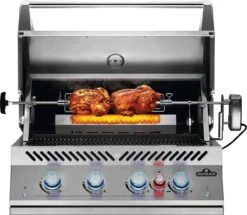 Napoleon Grills 32” 700 Built-In Gas Grill Head With Infrared Rear Rotisserie Burner -Napoleon Grills Hub napoleon grills 32 700 built in gas grill head with infrared rear rotisserie burner outdoor grills 40052455080213