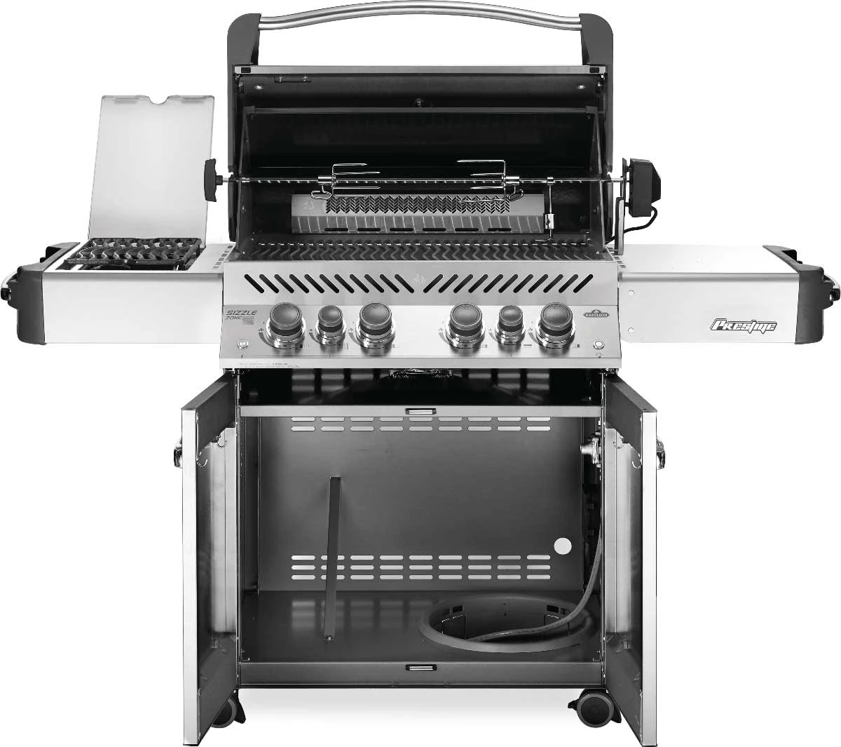 Napoleon Grills Prestige 500 Gas Grill With Infrared Side And Rear Burners, Stainless Steel 6 Napoleon Grills Prestige 500 Gas Grill With Infrared Side And Rear Burners, Stainless Steel - Image 6