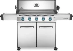 Napoleon Grills Prestige 665 Gas Grill On Cart, Stainless Steel