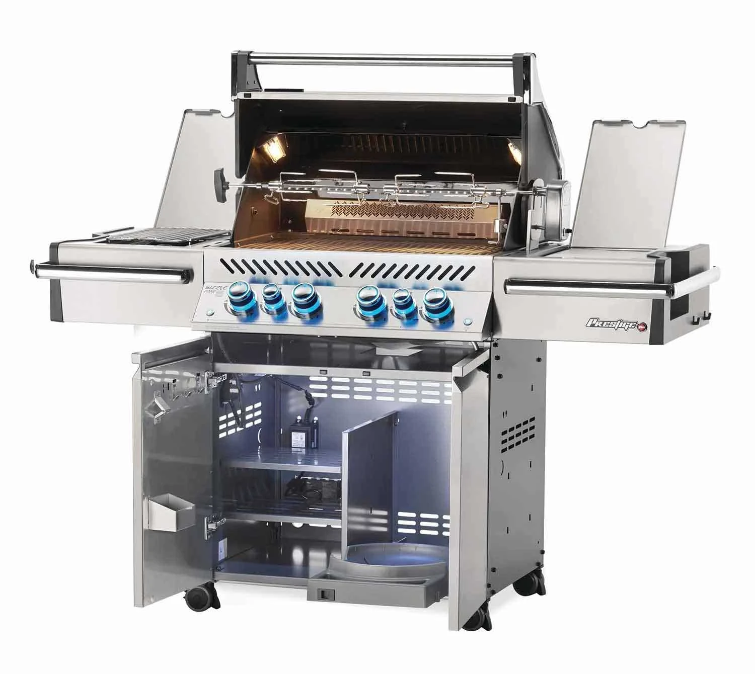 Napoleon Grills Prestige PRO 500 Gas Grill With Infrared Side And Rear Burners, Stainless Steel 3 Napoleon Grills Prestige PRO 500 Gas Grill With Infrared Side And Rear Burners, Stainless Steel - Image 3