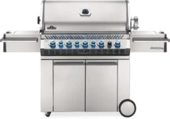 Napoleon Grills Prestige PRO 665 Gas Grill With Infrared Side And Rear Burners, Stainless Steel