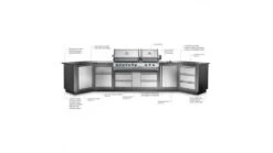 Napoleon Oasis 400 - PRO825 - Island Gas BBQ - Free Rotisserie -Napoleon Grills Hub oasis example img 1000x563 1