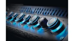 Napoleon Prestige PRO665RSIBPSS-3-GB Gas BBQ - Free Rotisserie And Cover -Napoleon Grills Hub pro 665 lights blue 1000x563 8