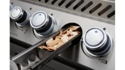 Napoleon Prestige PRO665RSIBNSS-3-GB Natural Gas BBQ - Free Rotisserie And Cover 36 Napoleon Prestige PRO665RSIBNSS-3-GB Natural Gas BBQ - Free Rotisserie And Cover -Napoleon Grills Hub pro665 pro825 details wood chip smoker napoleon grills close up 1000x563 2